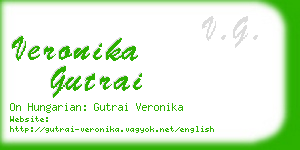 veronika gutrai business card